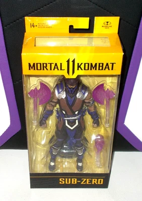 Figura McFarlane Toys Mortal Kombat 11 Sub Zero (piel púrpura invierno) nueva Foto 1 de 2