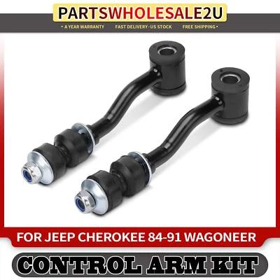 Barra estabilizadora delantera izquierda y derecha para Jeep Cherokee XJ 84-91 Comanche Wagoneer Foto 1 de 4