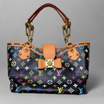 Bolso de mano Louis Vuitton x Takashi Murakami Annie GM monograma multicolor Foto 1 de 4