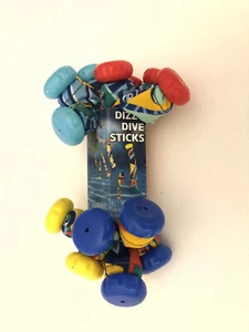 Play Day - Dizzy Dive Sticks - 8 Pack, Red, Blue, Yellow, Lt. Blue - Pool Toys  - Picture 1 of 2