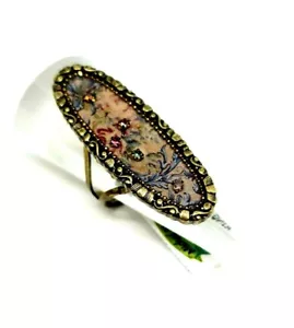 Lovely Michal Negrin Crystal Ring One Size women's. - Picture 1 of 7
