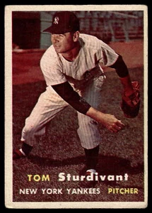 Tom Sturdivant | 1957 Topps #34 | VG+ - Picture 1 of 2