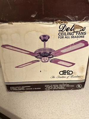 MCM Demco Filigree White Brass Ornate Ceiling Fan Blades Sold Seperate - Image 1 of 4