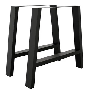 2X Tischgestell | Trapez | Tischbeine Metall | Tischkufen | Profil 8x4 cm - Bild 1 von 21