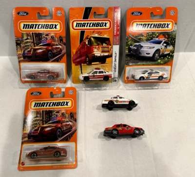 Matchbox Fire Department Vehicles Lot of 6 - Image 1 of 4