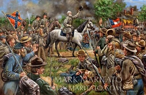 Mark Maritato Signed Civil War Print Moment of Triumph Chancellorsville - Picture 1 of 1