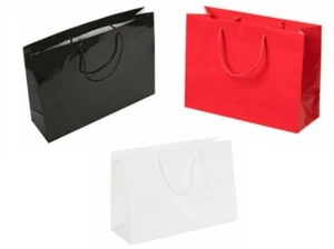 Lujo Boutique Brillo Mate LS Bolso de Regalo Manija de Cuerda Bebé Boda Fiesta Bolsas de Papel - Imagen 1 de 6
