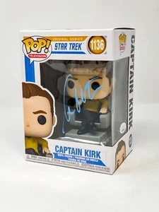 William Shatner Captain Kirk Star Trek #1136 Signed Funko Pop JSA Certified Auto - Picture 1 of 2