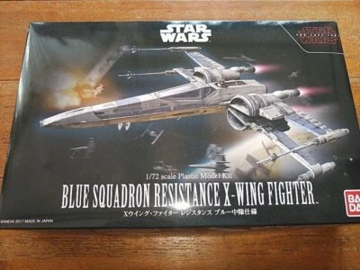 Bandai STAR WARS 1/72 X-Wing Fighter Resistance Blue Squadron Spec Plastic model - Image 1 of 4
