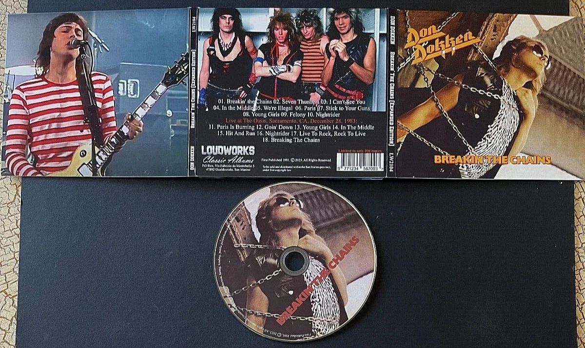 DOKKEN Breakin The Chains cd GEORGE LYNCH Winger RATT Great White