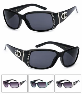 Rhinestones Fashion Eyewear Retro Vintage Womens Sunglasses UV Protect - Picture 1 of 12