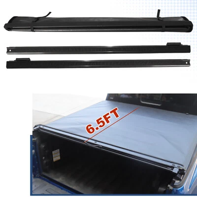 6.5FT 78'' Soft Roll Up Tonneau Cover Truck Bed For 1997-2004 Ford F150 Heritage - Image 1 of 4