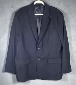 L.L.Bean Men's Navy Blue Wool Cashmere Blazer Jacket Sport Coat Sz 48R CLASSIC - Picture 1 of 6