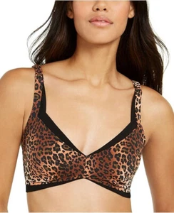 INC International Concepts Leopard Print Triangle Bralette (Large) - Picture 1 of 1