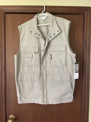 COLUMBIA SPORTSWEAR - Chaleco de pesca de carga al aire libre para hombre - Talla X-grande - XL Foto 1 de 4