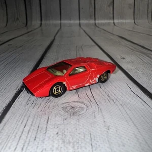 RARE Tomica TOMY 1977 Lamborghini Countach LP400 VTG Red Diecast #F37 Old - Picture 1 of 6