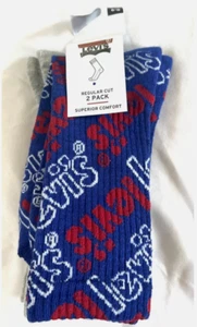 🔥LEVIS SOCKEN NORMALER SCHNITT 2ER-PACK STIL #120RCU3202 FARBE SORTIERT Größe 8-12 Neu mit Etikett - Bild 1 von 11