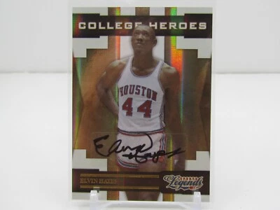 ELVIN HAYES 2008 AMERICANA SPORTS COLLEGE HEROES AUTOGRAPH! #065/100! HOUSTON! - Изображение 1 из 2