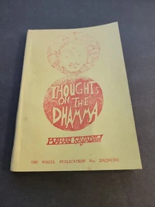 Thoughts on the Dharma (1993) By Mahasi Sayadaw/TDD - Picture 1 of 6