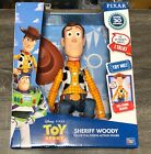 Disney Pixar Toy Story Sheriff Woody Deluxe Pull-String Talking Action Figure 