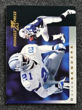 Deion Sanders 1997 Pinnacle X-Press #70 Coach Prime Cowboys HOF