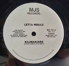 scan Letta Mbulu - Kilimanjaro - Og 1981 Promo - Mjs Records - Ex - Ultra Funk 