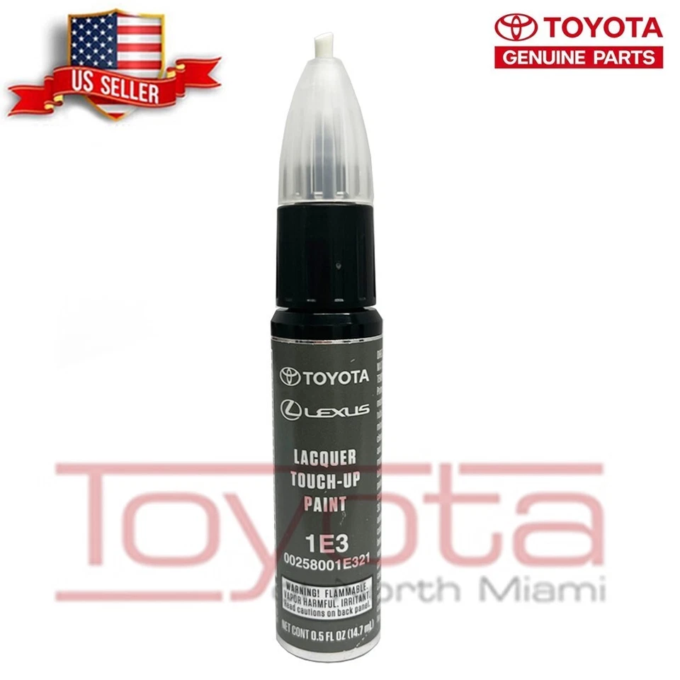 Genuine Phantom Gray Pearl 1E3 Touch-up Paint OEM 00258-001E3-21 - Image 1 of 1