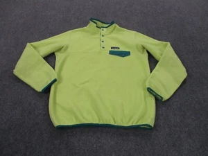 Patagonia Jacket Adult M Yellow Snap T Sweater Synchilla Fleece Jumper Womens - Picture 1 of 10