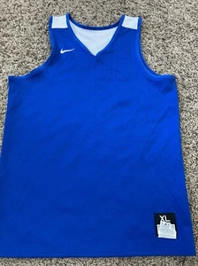 Nike Boys Reversible Basketball Game Practice Jersey Blue/White Size XL - Picture 1 of 14