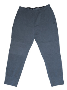 Reebok XL Gray Sweatpants Pockets Drawstring Waist Joggers Pants X-Large