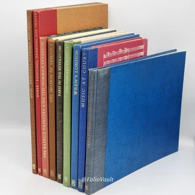 9 Folio Society books - Art Music Bundle - Goya Durer Canaletto Bayeux - Image 1 of 4