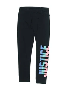 Justice Girls Black Sweatpants 6 - Picture 1 of 2