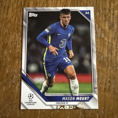 MASON MOUNT 2021-22 Topps  UEFA Soccer #74 Chelsea BX2 - Image 1 of 2