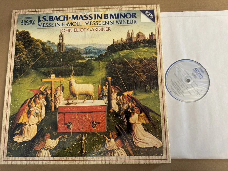 415 514-1 Bach Mass in B Minor John Elliot Gardiner 2 LP box set - Image 1 of 4