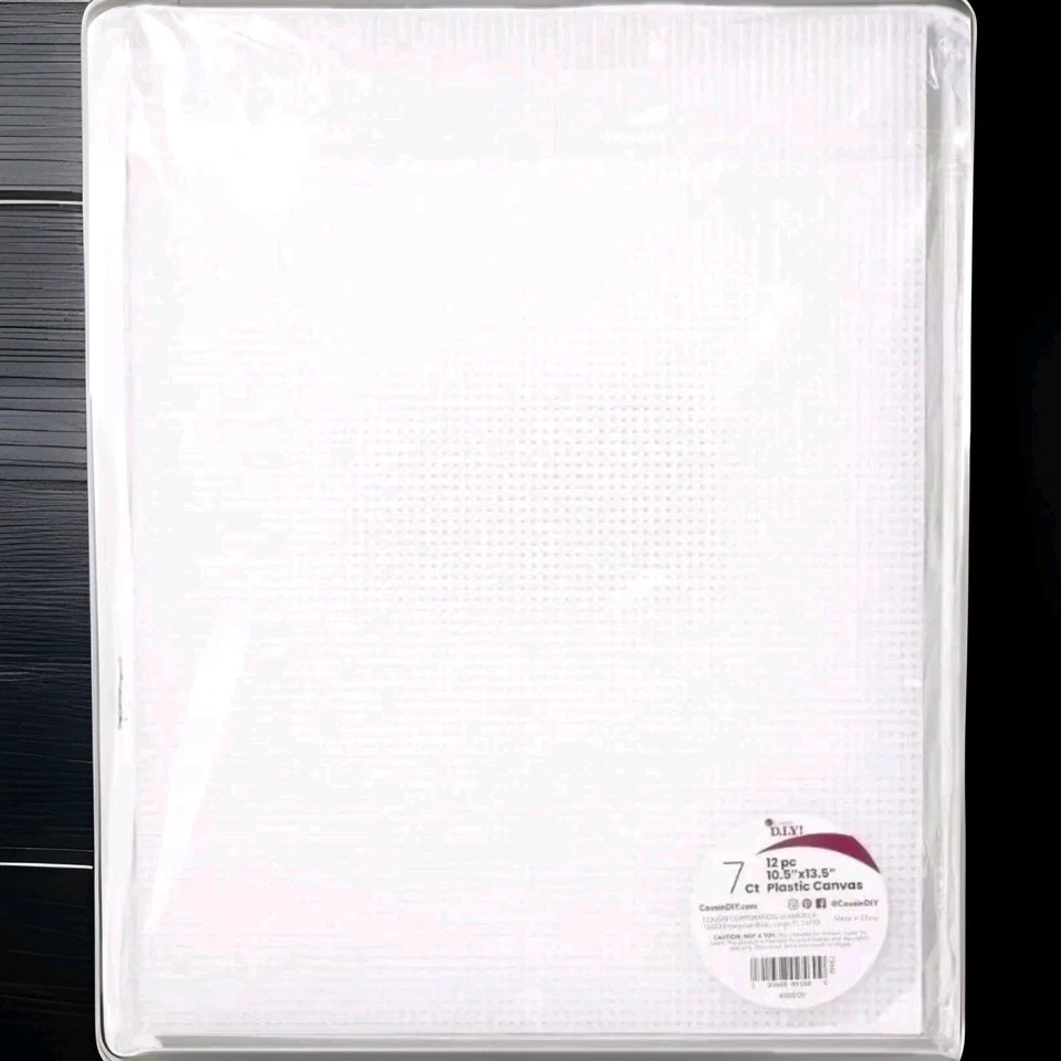 Sheets Clear 7 Mesh Plastic Canvas 10.5 X 13.5 Darice