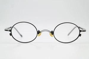 Gafas vintage par IDC V 192 negras ovaladas montura gafas - Imagen 1 de 6