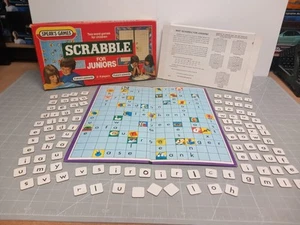 Original Vintage Spears Scrabble For Juniors 1958 Juego de Palabras Infantil Completo - Imagen 1 de 11