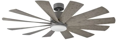 60" Modern Forms Windflower Graphite LED Wet Rated Smart Ceiling Fan - Image 1 of 2