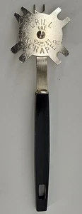Herramienta limpiadora raspadora parrilla barbacoa acero Heuck de colección 7,5" - mango de plástico EE. UU. - Imagen 1 de 4