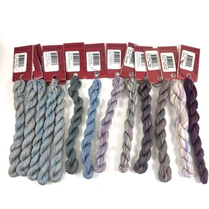 Lot of 13 Caron Impressions Threads Silk/Wool Mix Cool Earth Tones 36yd - Picture 1 of 6