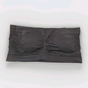No boundaries:Black Seamless & Wireless/bandeau bra+removable pads-womens Size L - Picture 1 of 6