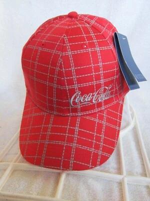 Coca-Cola ~ Red & Gray ~ Recycled Bottle ~ Adjustable ~ Unisex ~ Hat  NWT - Image 1 of 4