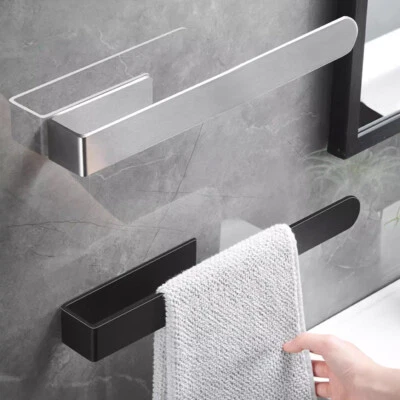 2x Handtuchhalter ohne Bohren Handtuchstange Wandmontage Edelstahl Selbstklebend - Bild 1 von 4