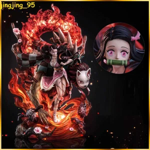 Anime Demon Slayer Kamado Nezuko Figure Statue PVC Model Toy Collectibles 33cm - Picture 1 of 6