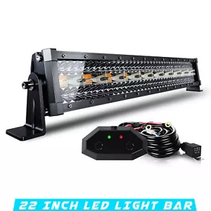 22 inch 120W LED Light Bar Spot Flood Combo Offroad Driving Work For Pickup SUV - Bild 1 von 9