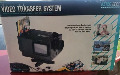 Aztec Deluxe Video Transfer System Convert Slides Prints Movies Tape Untested - Image 1 of 4