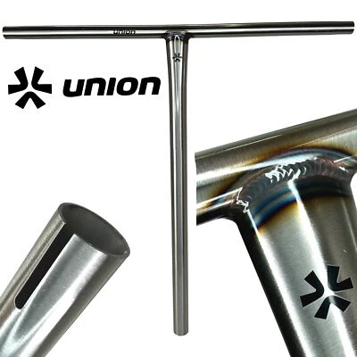 Union Uniq T BAR Accendino Scooter Stunt Trick Tret Volante Hic Argento 60cm - Immagine 1 di 3