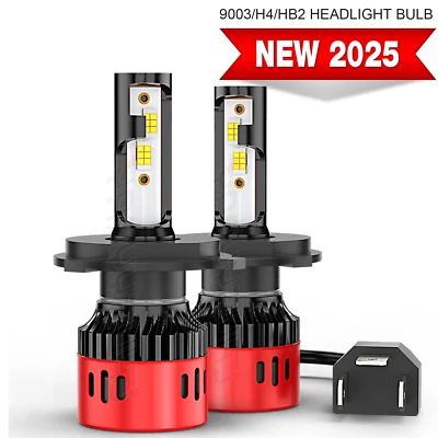 For Nissan Pathfinder 1999-2004 LED Headlight H4 9003 6000K High/Low Beam Bulbs - Image 1 of 4