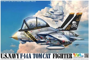 Tiger 222 U.S. Navy F-14A Tomcat Fighter Q Egg Plane kit modelo plástico cerca de 1/48 - Imagen 1 de 3