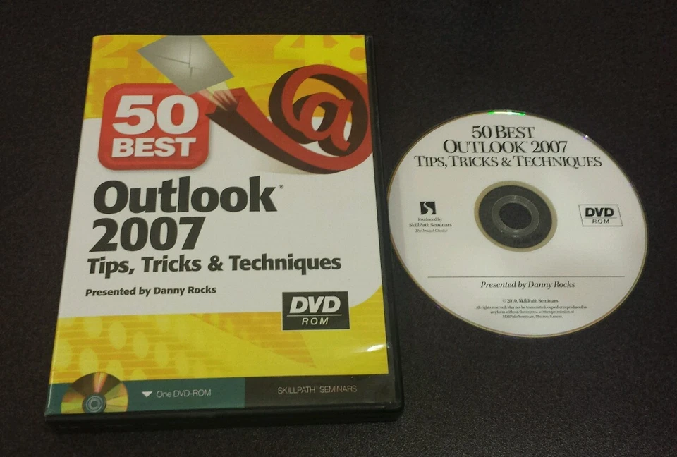 50 Best Outlook 2007 Tips, Tricks & Techniques (PC DVD-ROM) SkillPath Seminars - Image 1 of 1